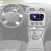 Kit Central Multimídia Android Ford Focus 2009 2010 2011 2012 2013 2 Din 7 Polegadas GPS Tv Online Bluetooth WiFi USB Rádio FM - Image 2