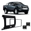Moldura Painel Ford Ranger 2017 2018 2019 2020 Preto 2 Din Multimidia Dvd Padrão Japonês Chinês - Image 2