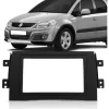 Moldura Painel Suzuki SX4 2009 2010 2011 2012 2013 2014 2015 Preto 1 e 2 Din Multimidia Dvd Padrão Japonês