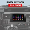 Moldura Painel 2 Din DVD Ford Transit 2009 2010 2011 2012 2013 2014 7 Polegadas - Image 3